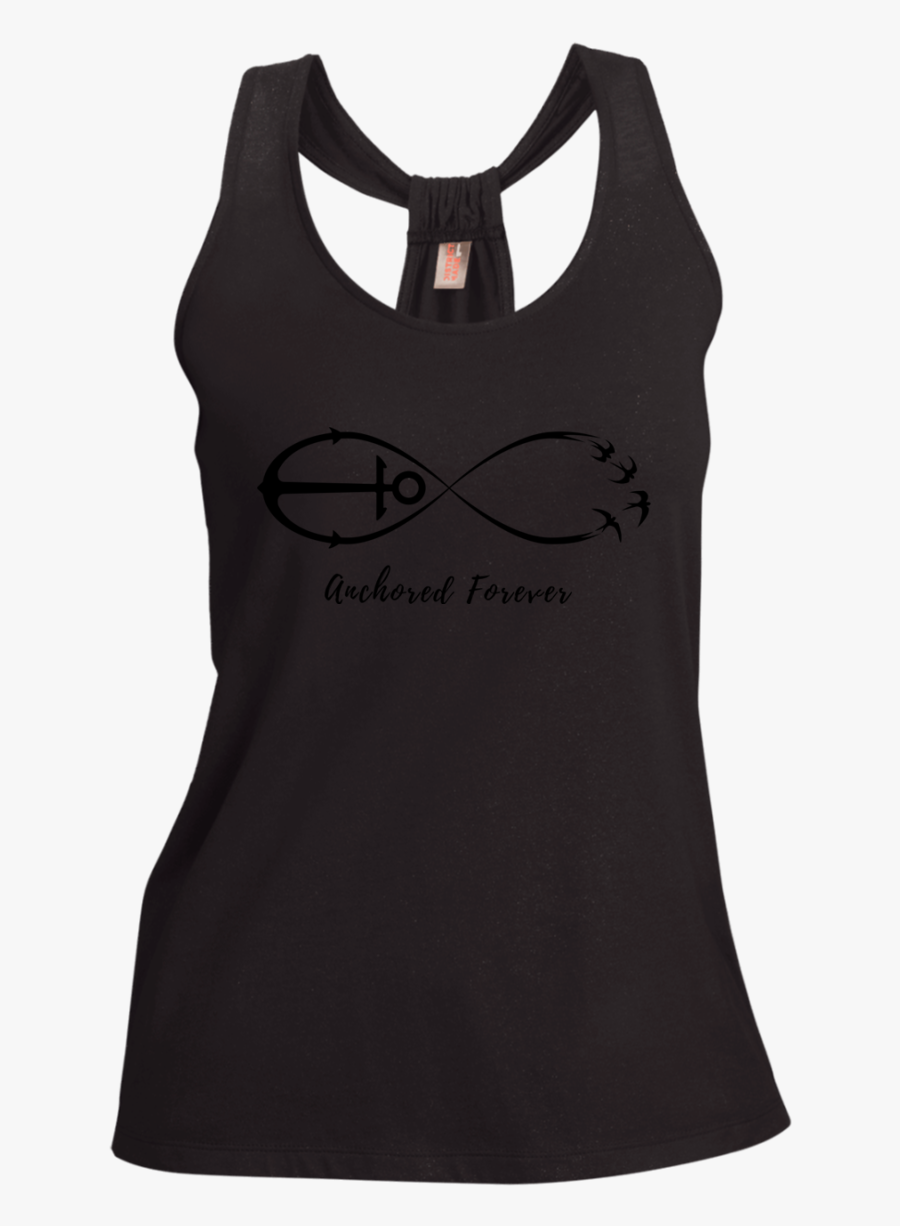 Infinity Transparent Anchor - Girls Just Wanna Have Guns Workout Tank Top, Transparent Clipart