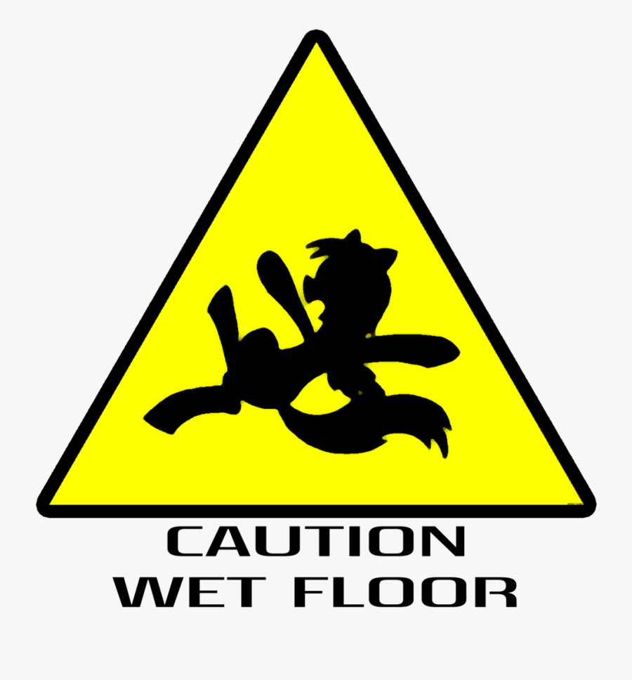 Caution Wet Floor By Infinitydash - Warning Skull Sign, Transparent Clipart