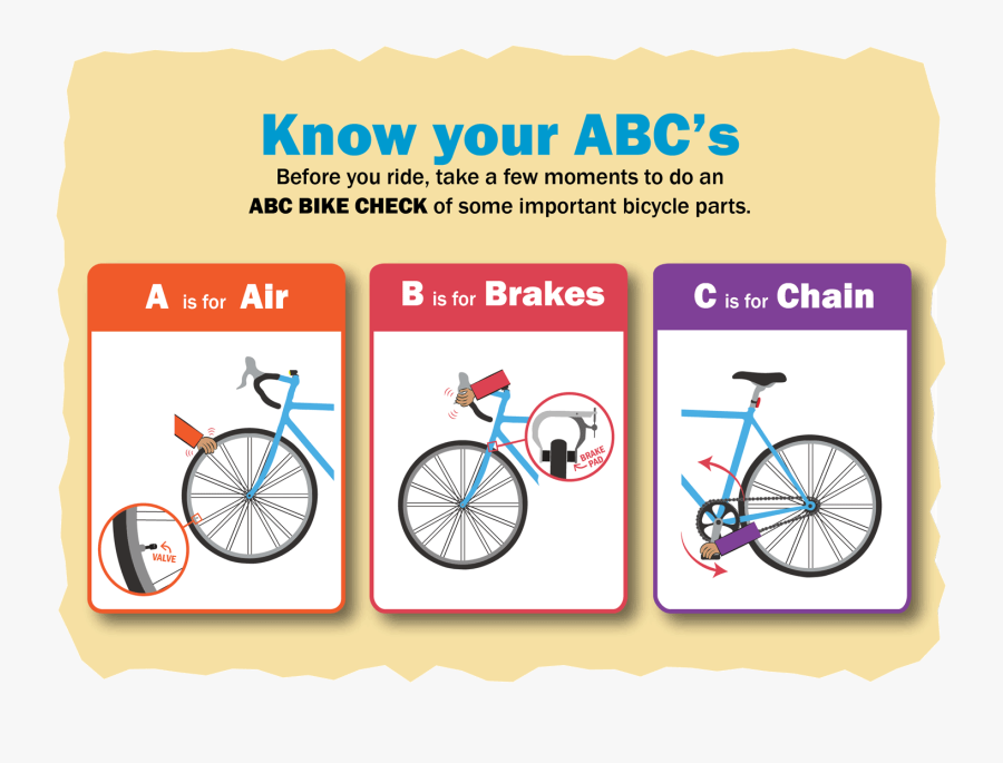 Safe Clipart Bike Safety - Hybrid Bicycle, Transparent Clipart