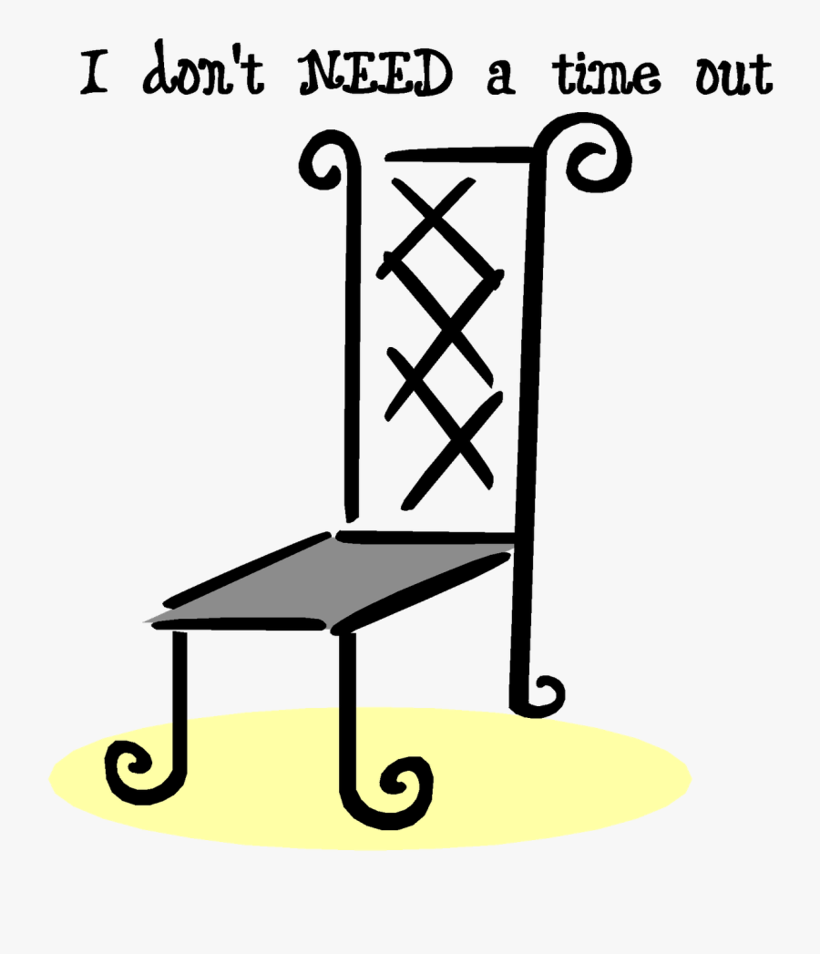 Chair Clip Time Out, Transparent Clipart