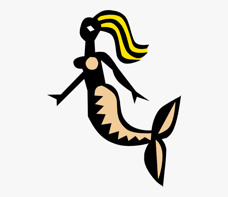 The Little Mermaid Vector Graphics Drawing Illustration, Transparent Clipart