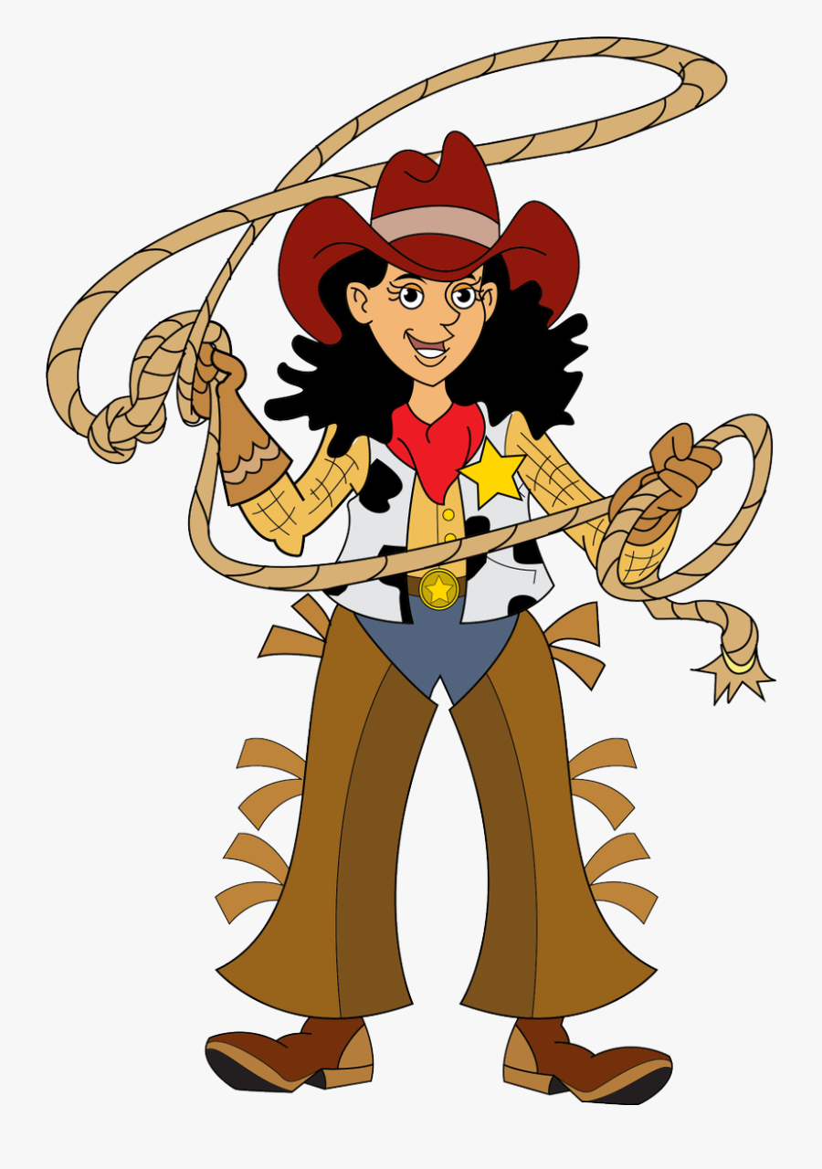 Happy "i Love Cowboys And Cowgirls Day - Cartoon, Transparent Clipart