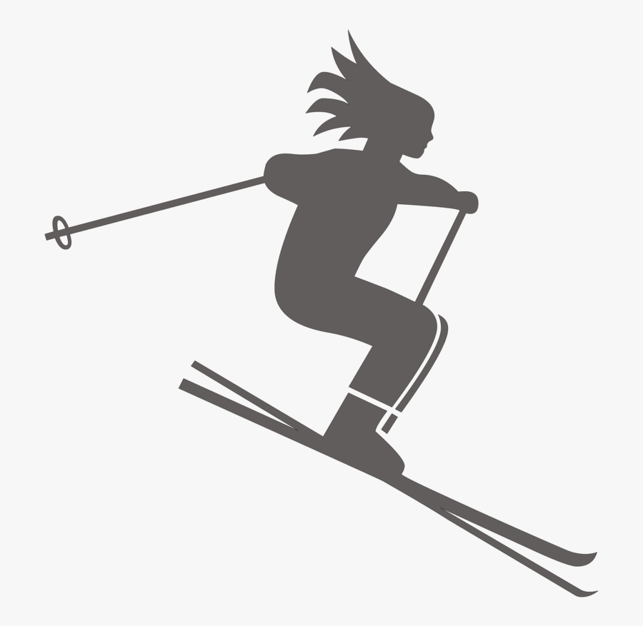 Skiing Transparent, Transparent Clipart