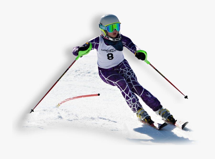Slalom Skiing, Transparent Clipart