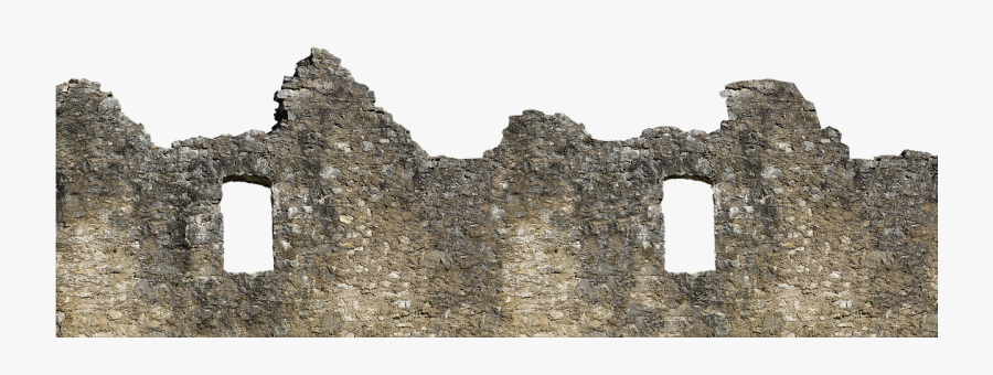 Wall Ruin Castle - Wall Ruin, Transparent Clipart