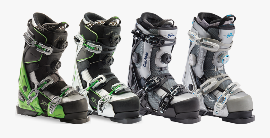Downhill Ski Boot, Transparent Clipart