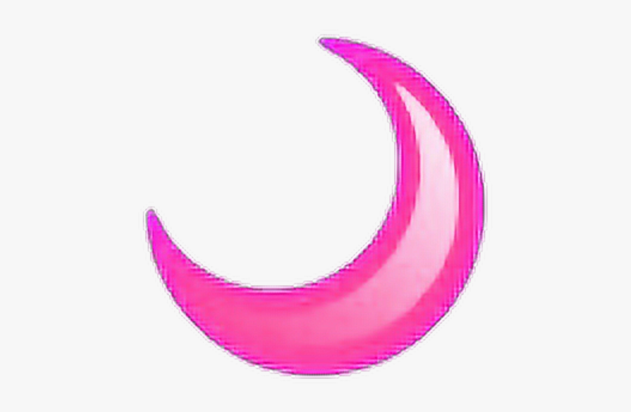 Pink Bynisha Pastel Hd - Transparent Pink Crescent Moon, Transparent Clipart