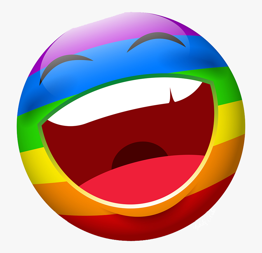 #hahaha #emoji #ftestickers #stickers #autocollants - Emoji Hahaha Png, Transparent Clipart