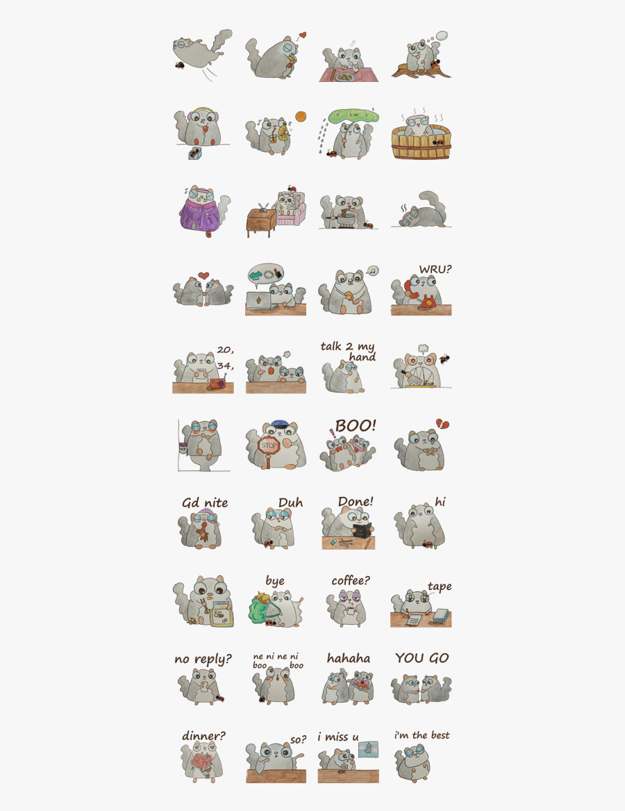 Clip Art Ezo Momonga - Animal, Transparent Clipart