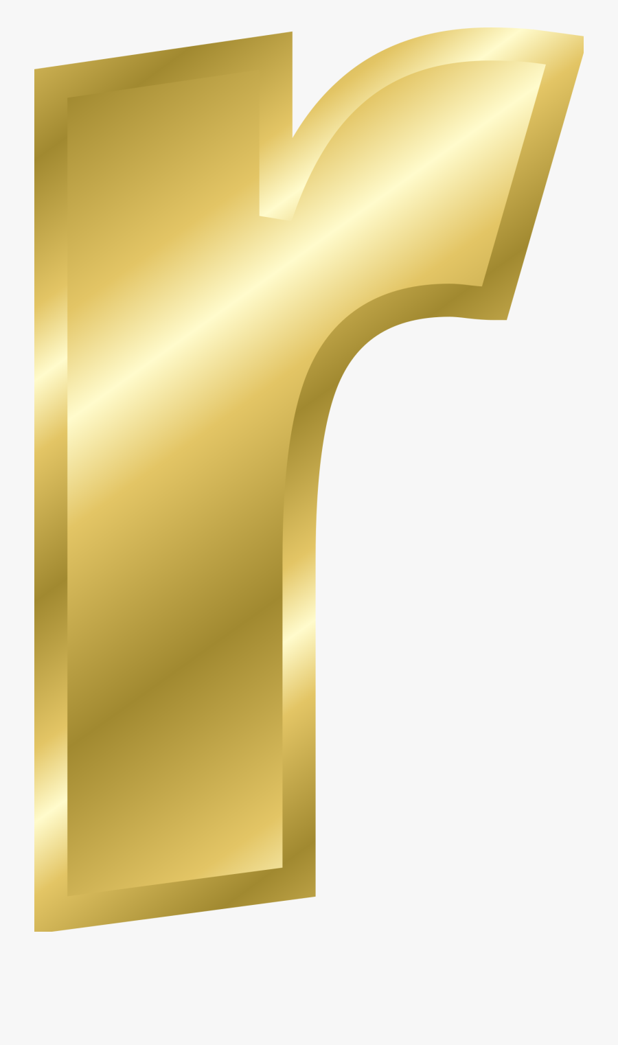 Effect Letters Alphabet Gold - Small Letter R Gold, Transparent Clipart
