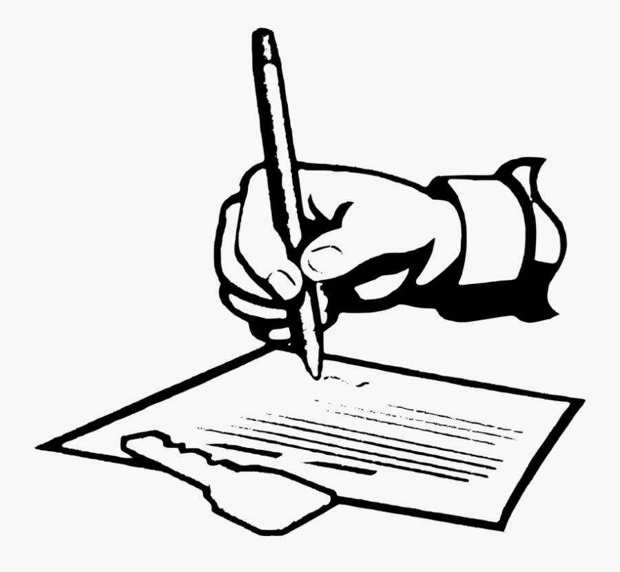 Stock Drawing Photo Hand - Voidable Contract, Transparent Clipart