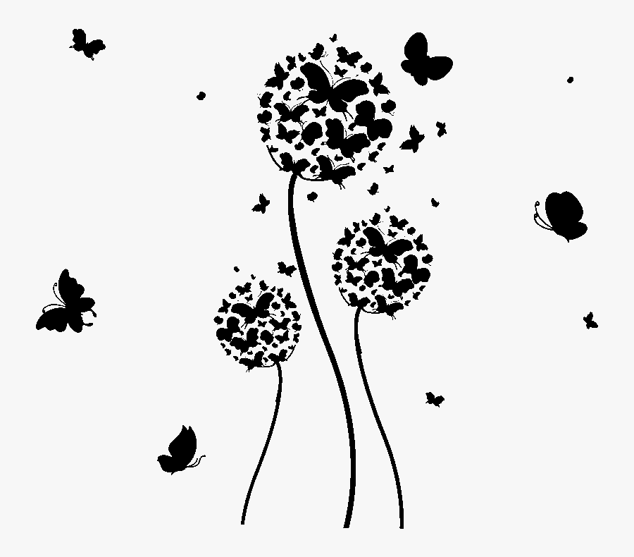 Transparent Competitive Swimming Clipart Black And - Stickers Papillon Silhouette, Transparent Clipart