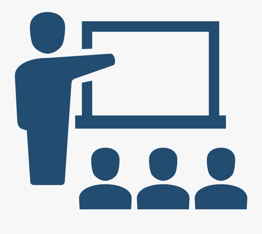 Classroom Icon Png Blue Clipart , Png Download - Instructor Png, Transparent Clipart