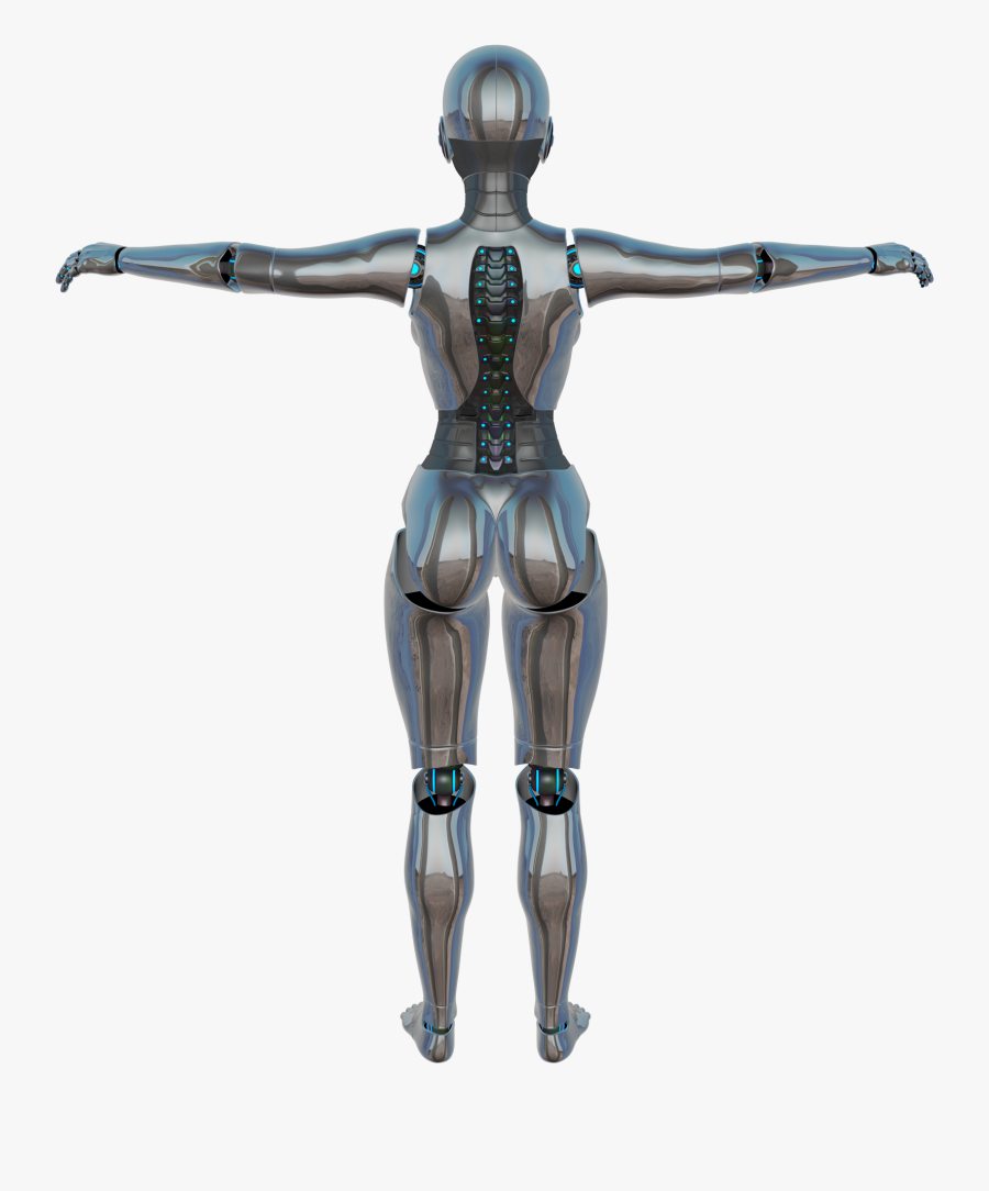 Girl Robot Png, Transparent Clipart