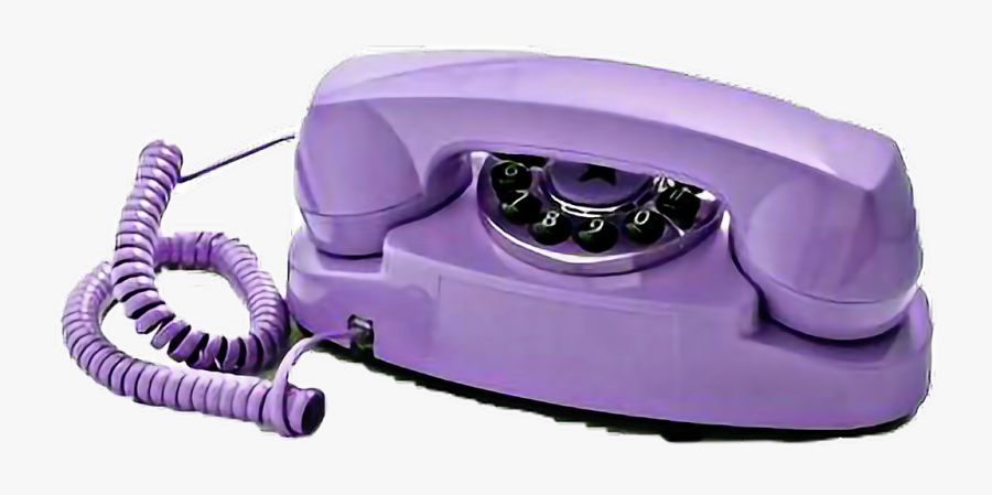 #purple #phone #vintage #retro #yesteryears #freetoedit - Purple, Transparent Clipart