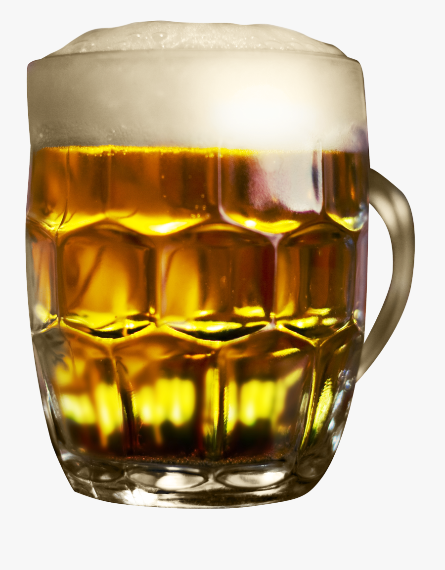 Beer With Glass Png, Transparent Clipart