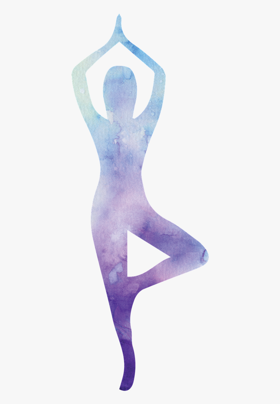 Transparent Yoga Pose Png - Purple Yoga Transparent Png, Transparent Clipart