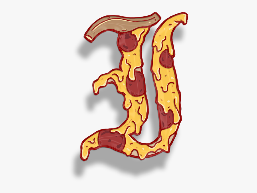 Image Of Pizza P"i"e Pin, Red Pre-order - Illustration, Transparent Clipart