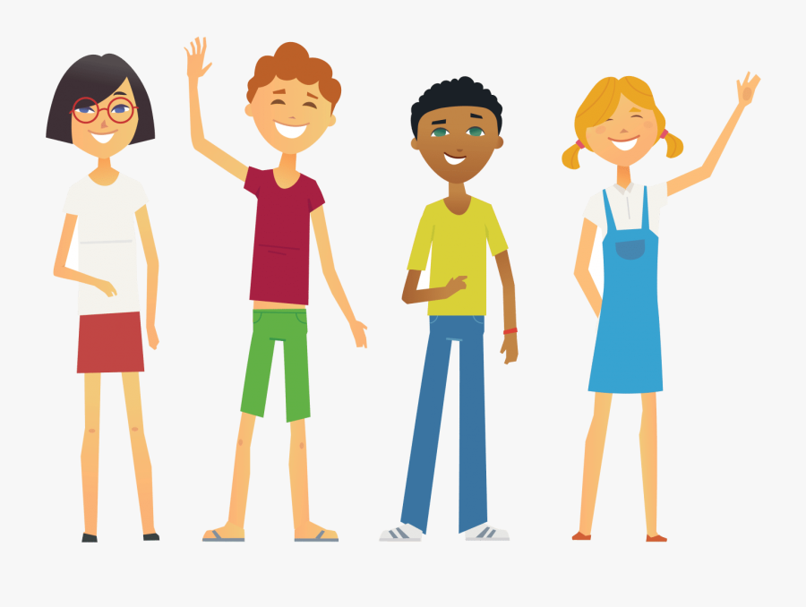 Playing With Kids - Transparent Background Animated People Png, Transparent Clipart