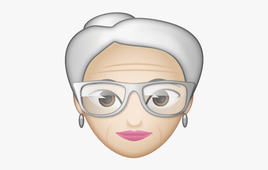 Old Woman Emoji , Free Transparent Clipart ClipartKey