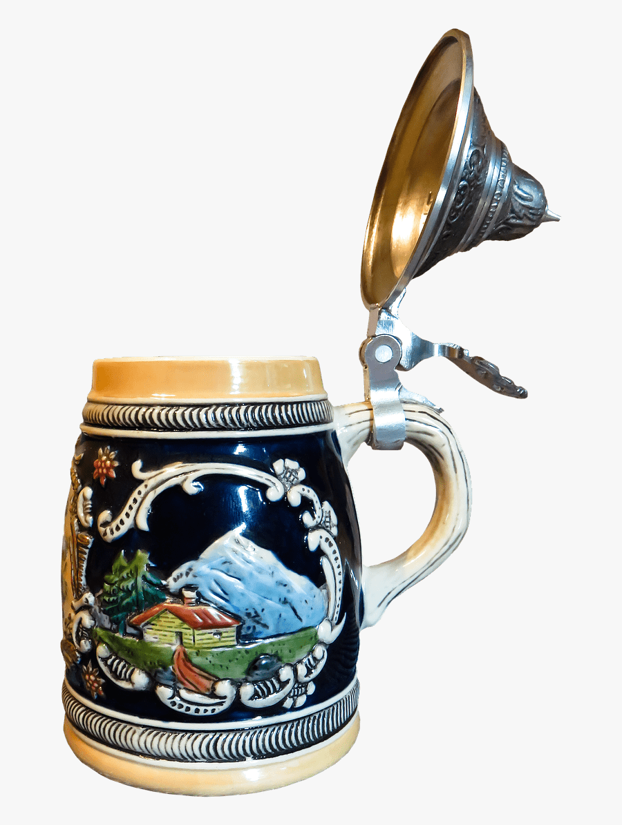 Beer Mug Mountain Decoration Clip Arts - Krug Cerveza, Transparent Clipart