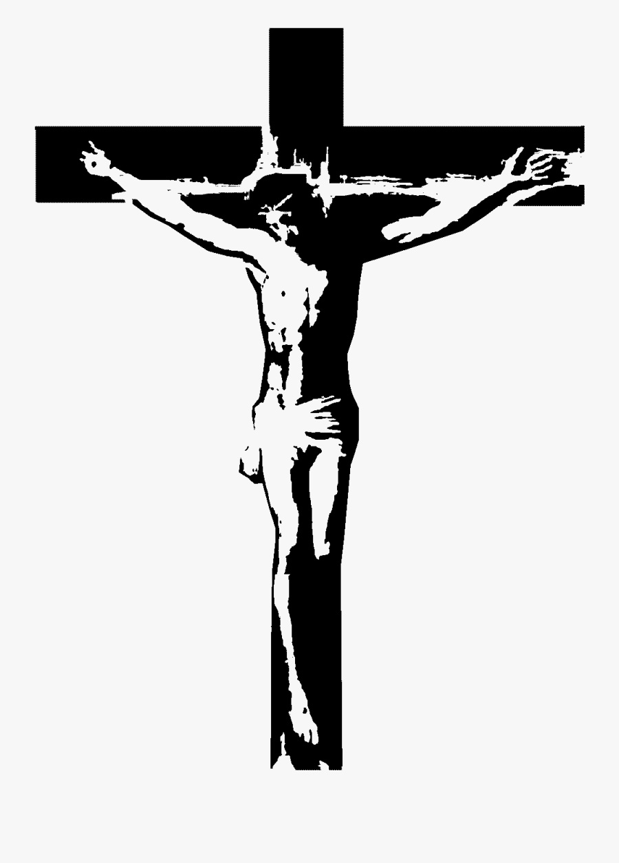 Cross Jesus Christ Clip Art Clipart Transparent Png - Jesus On Cross Silhouette, Transparent Clipart