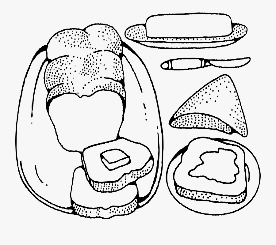 Butter Big Image Png - Bread And Butter Black And White, Transparent Clipart