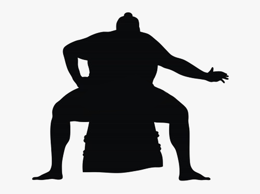 Image01 - Sumo Silhouette, Transparent Clipart