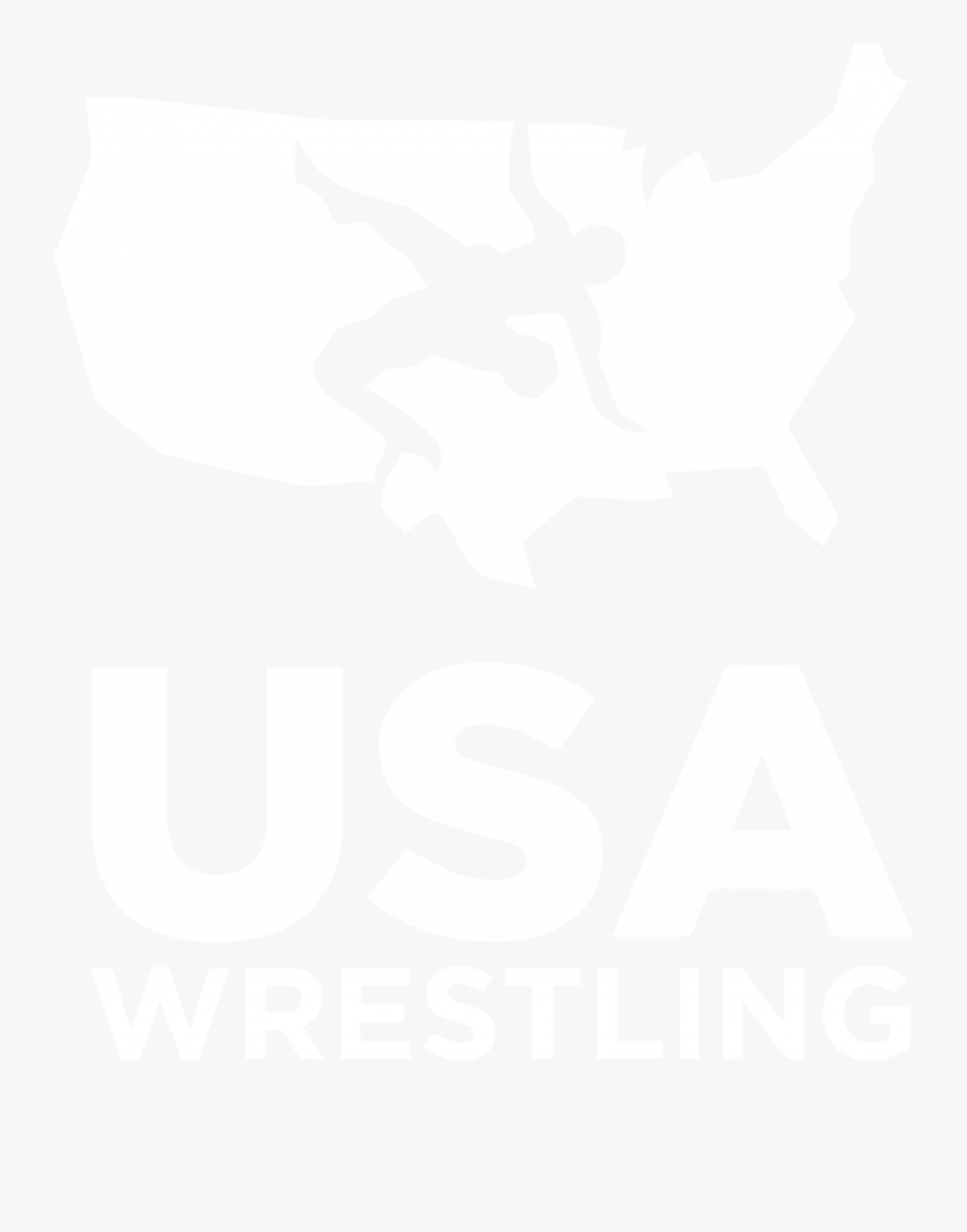 Nova Wc Affiliation - Black And White Usa Wrestling, Transparent Clipart