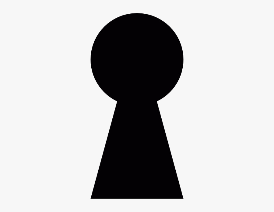 Black,clip Art,font,black And - Keyhole Png , Free Transparent Clipart
