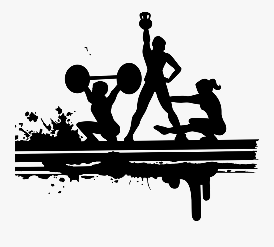 Fitness Silhouette Transparent, Transparent Clipart