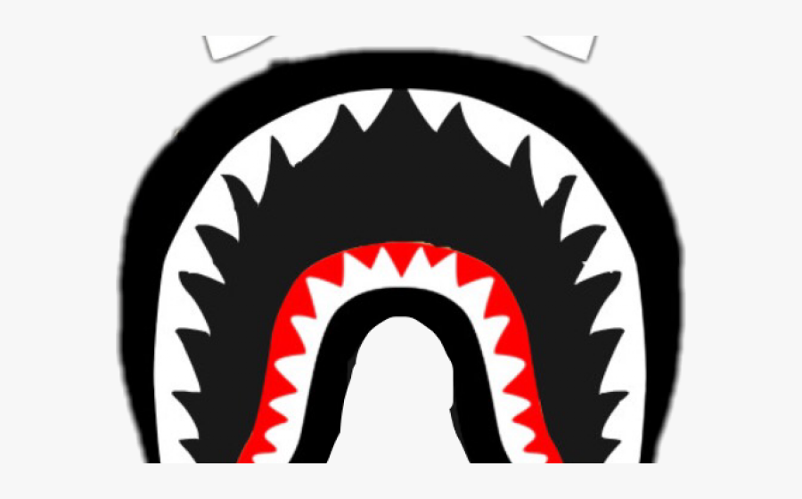 Shark Clipart Bape - Shark Bape Logo Png, Transparent Clipart
