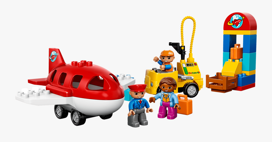 Lego Duplo, Klocki Lotnisko, - Lego Duplo Airport, Transparent Clipart