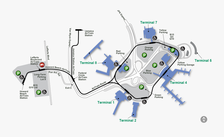 Green Lot Parking Jfk, Transparent Clipart