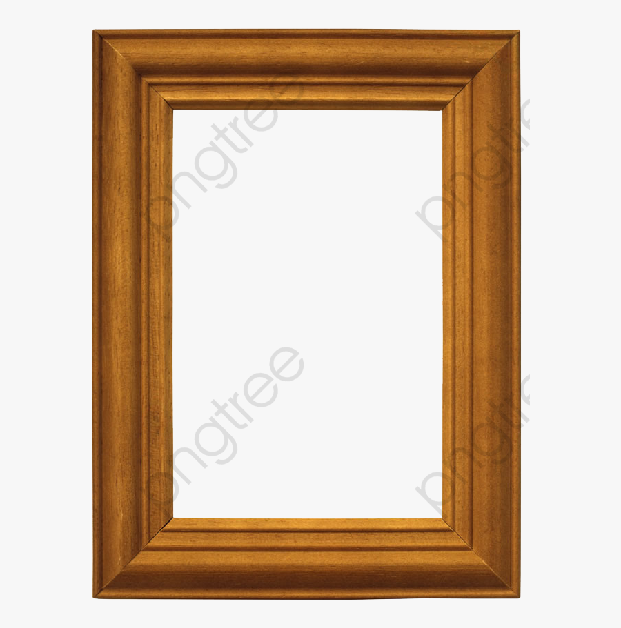 Vintage Wooden Picture Frame Wood Clipart Frame - Frame Of A Painting, Transparent Clipart