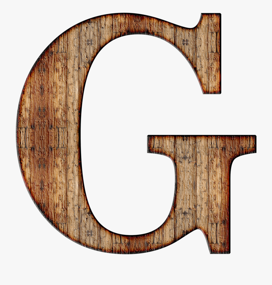 Transparent G Wooden - Letter G Transparent Background, Transparent Clipart