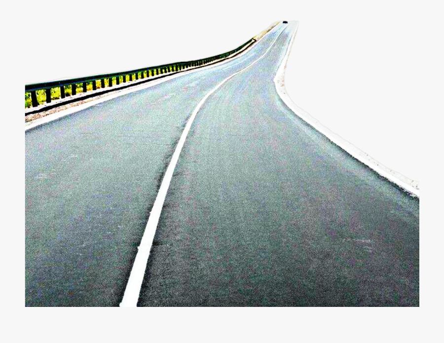 Way Road Longway Longroad Roadside Straiway Wayside - Roadside Png, Transparent Clipart
