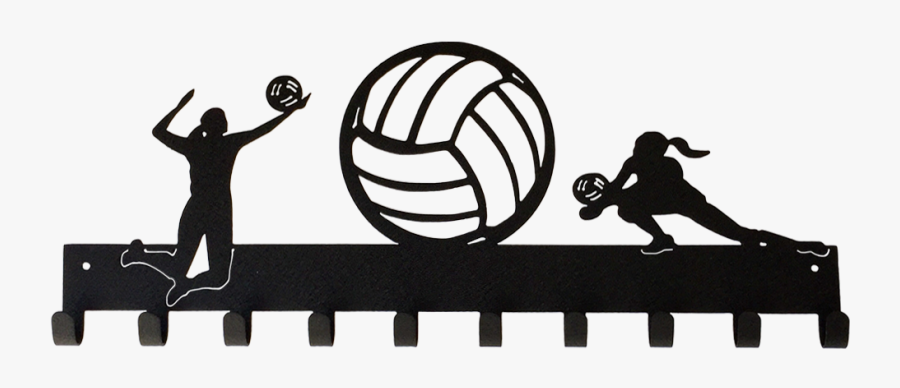Colors Clipart Volleyball - Volleyball Blocking Clipart, Transparent Clipart