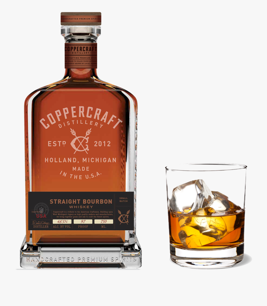 Clip Art Bourbon Images - Coppercraft Rye, Transparent Clipart