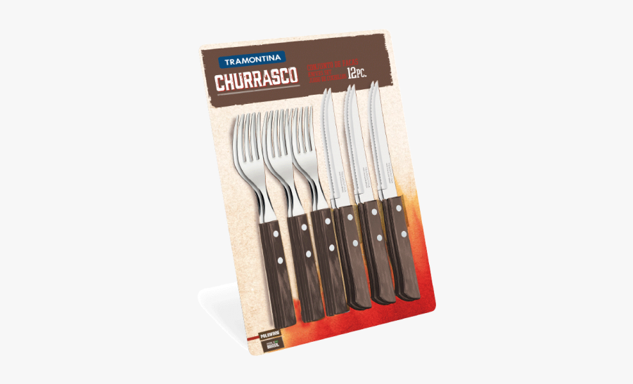Knives And Forks Sets - Kit Talheres Para Churrasco, Transparent Clipart