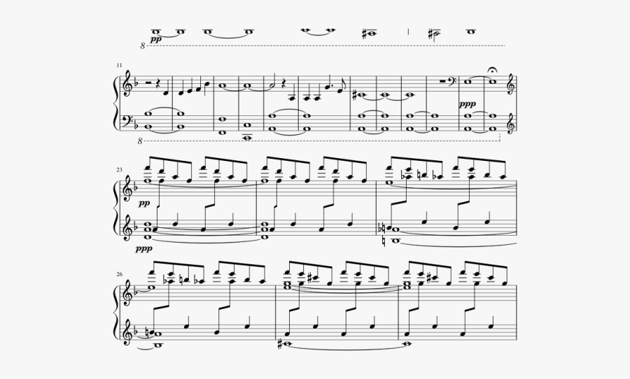 Beginner Let It Go Piano Sheet, Transparent Clipart