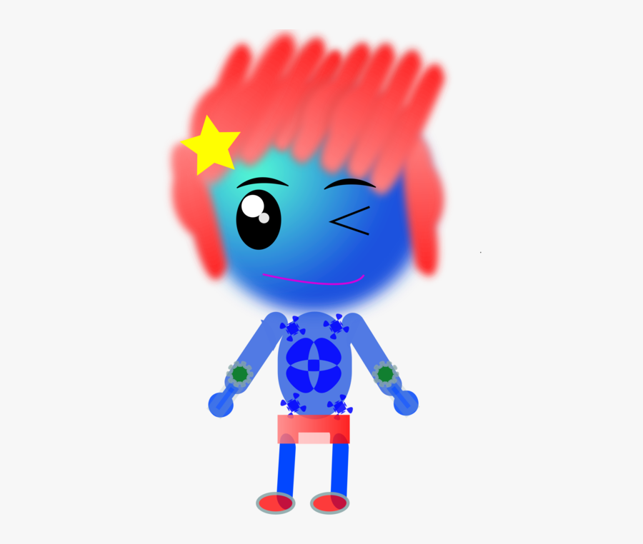 Blue,toy,art - Cartoon, Transparent Clipart
