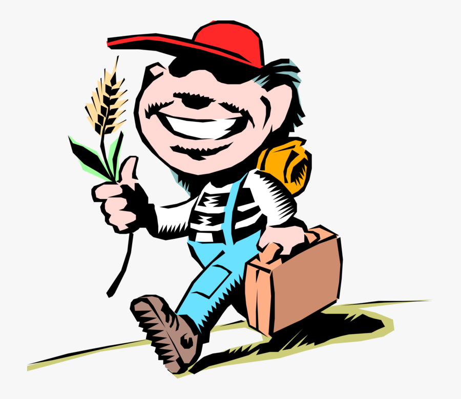 Transparent Walking To School Clipart - Vetor De Caipira, Transparent Clipart