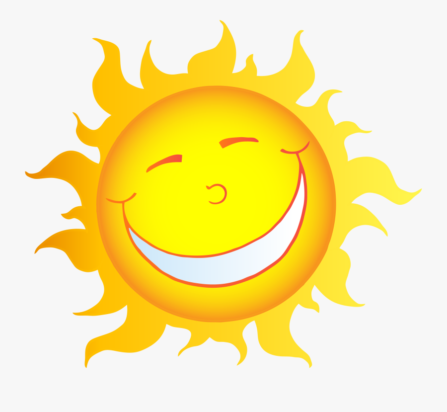 Png 12903 Rf Clipart Illustration Happy Smiling Sun - Origin Of Helium, Transparent Clipart