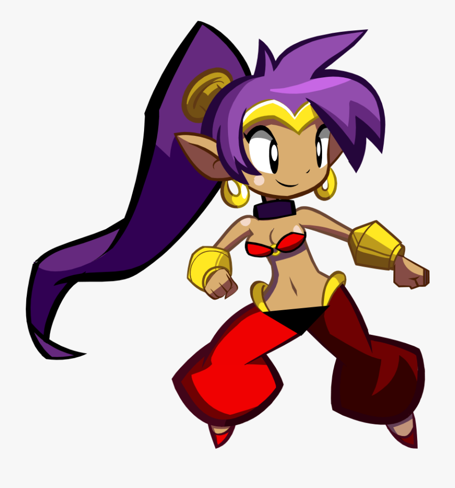 Shantae Half Genie Hero Sprite , Transparent Cartoons - Shantae Half Genie Hero Sprite, Transparent Clipart