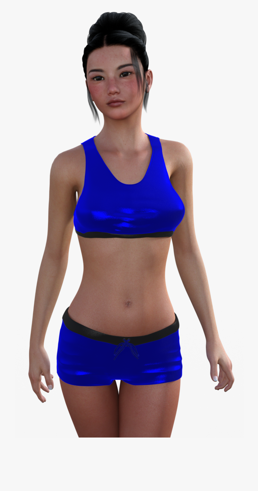 Clip Art Lil Models - Sports Bra, Transparent Clipart