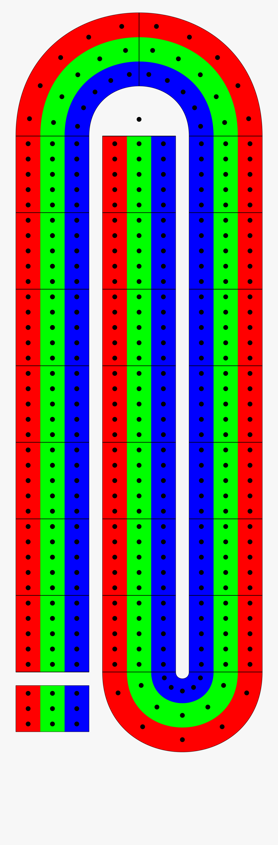 Cribbage Board Template Pdf Free , Free Transparent Clipart ClipartKey