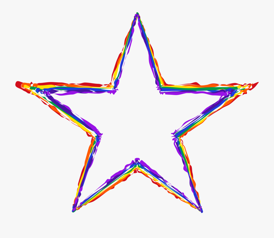 Clipart - Painted Star Png, Transparent Clipart