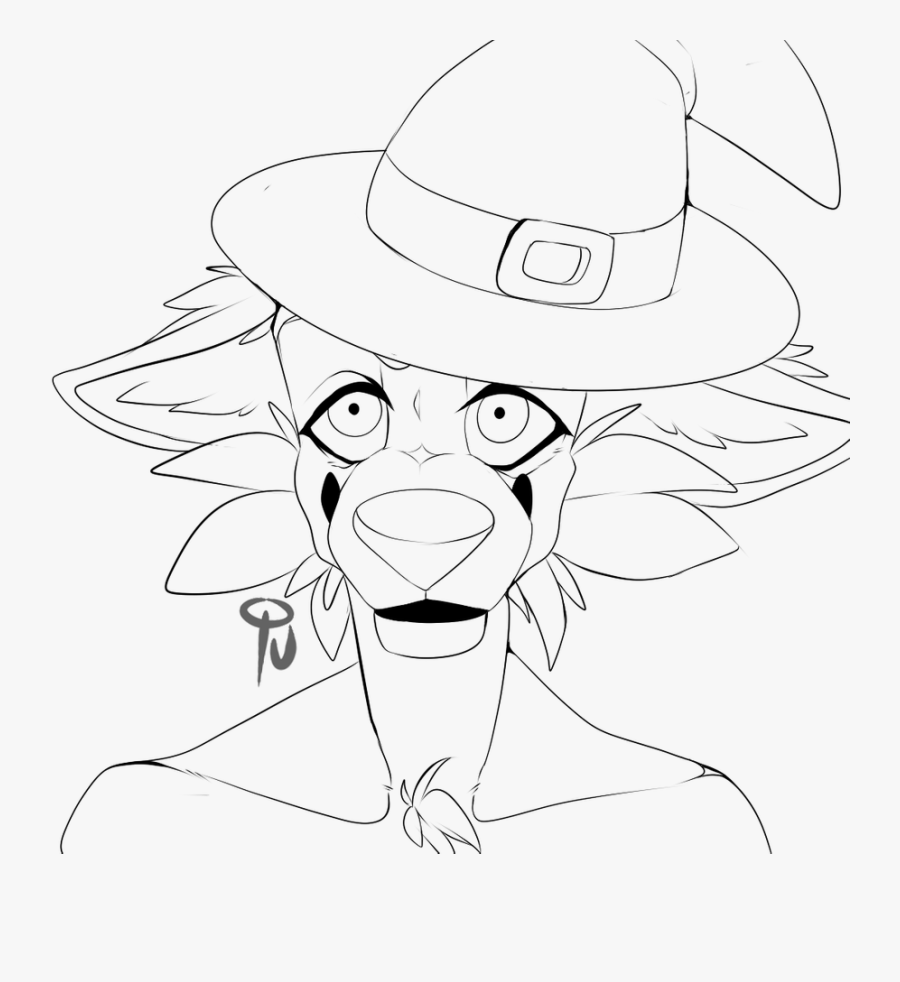 Halloween Lineart Free Black And White - Line Art, Transparent Clipart