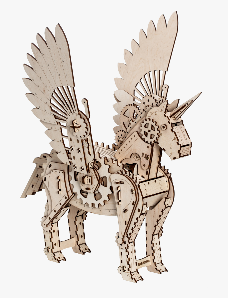 Mechanical Unicorn, Transparent Clipart